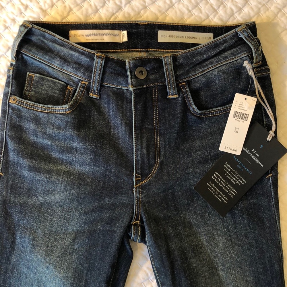 Anthropologie Pilcro High-RiseDenim Jean Legging